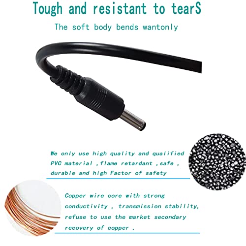 12V-24V Car Adapter 20Awg Dc 5.5Mm X 2.1Mm Male And 90 Degree Dc Male Car Charger Power Cord, Applicable To All Snilax Comfield Back Massage Pads, Buses, And Truck Equipment #TOP6