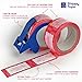 2 Rolls Plus Dispenser - Thank You Packing Tape for Small Business, Pink Cloud Cute Designer Decorative Printed Shipping and Packaging Tape (110 Yards Total)