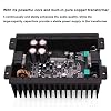Shkalacar Car Amplifier Audio Modification Power Amplifier Digital Sound Processor,4-Channel Amp Amplifier 80Wx4 Modification Power Car Multichannel Amplifiers