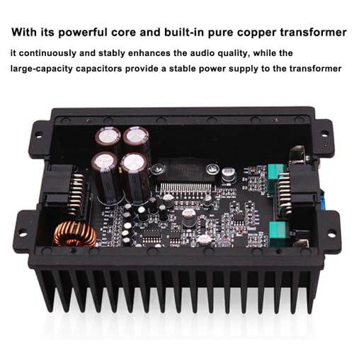 ZJchao Auto Audio Power Amplificier Vehicle 4-Channel 80WX4 Digital Sound Processor Classe A/B Aggiornamento del Lettore