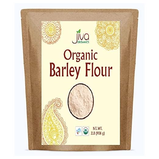 Jiva Organic Barley Flour 2 Pound - All Natural & Raw - Product of India