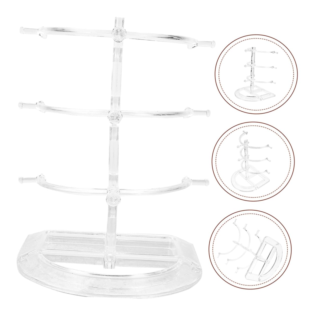 TOPBATHY 6 Stück Brillenständer Brillenständer Sonnenbrillenhalter Brillenhalter Ständer Brillen Organizer Ständer Sonnenbrillen Präsentationsständer Brillenhalter Steht