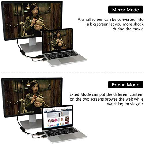 HDMI to DisplayPort Converter Adapter Cable with USB Power,QGeeM 4K x 2K HDMI to DP Adaptor for HDMI Equipped Systems,Compatiblet with VESA Dual-Mode DisplayPort 1.2, HDMI 1.4