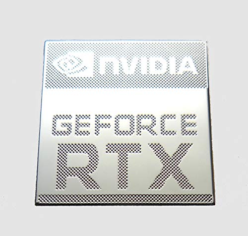 VATH Made Metal Sticker Compatible with NVIDIA Geforce RTX 18 x 18mm / 11/16" x 11/16" [1043]