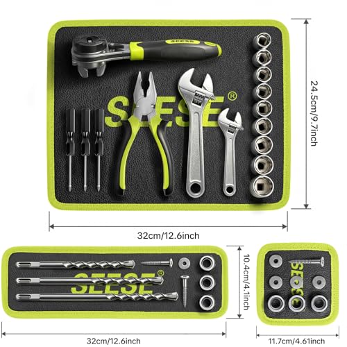 Flexible Magnetic Tool Mat: Features 83 Powerful Magnets for Holding Tools & Metal Parts - Perfect for Car Repair, Mechanics, Automotive Shops and DIYers by Seese - Used condition - Image 8