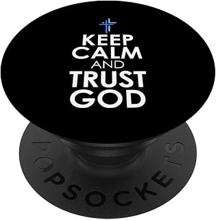 Keep Calm And Trust God - Christian Cross Gift