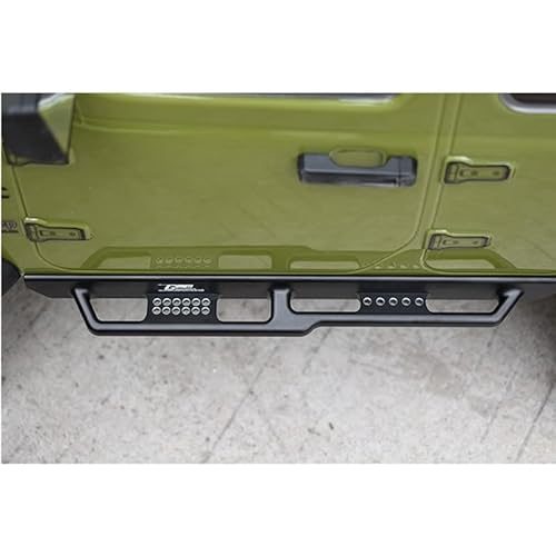 Placa lateral de pedal de metal, para axial Scx6 Axi05000 Jeep Jlu 1/6 Rc, peças de atualização de c