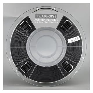 ガラス繊維ABSフィラメント 1.75mm ABS-GF25 3Dプリンターフィラメント 高硬度 高層間結合強度 つや消しテクスチャ 0.5KGスプール