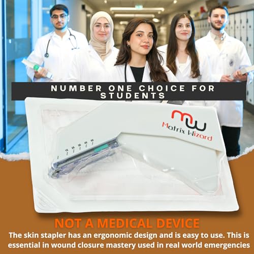 Image of Disposable Skin Stapler with 55 Preloaded Sterile Wires (Training Pack)