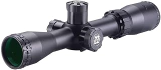 BSA Sweet .22 AO Compact 2-7x32mm Rifle Scope - 30/30 Reticle - Dovetail Rings Included - Black