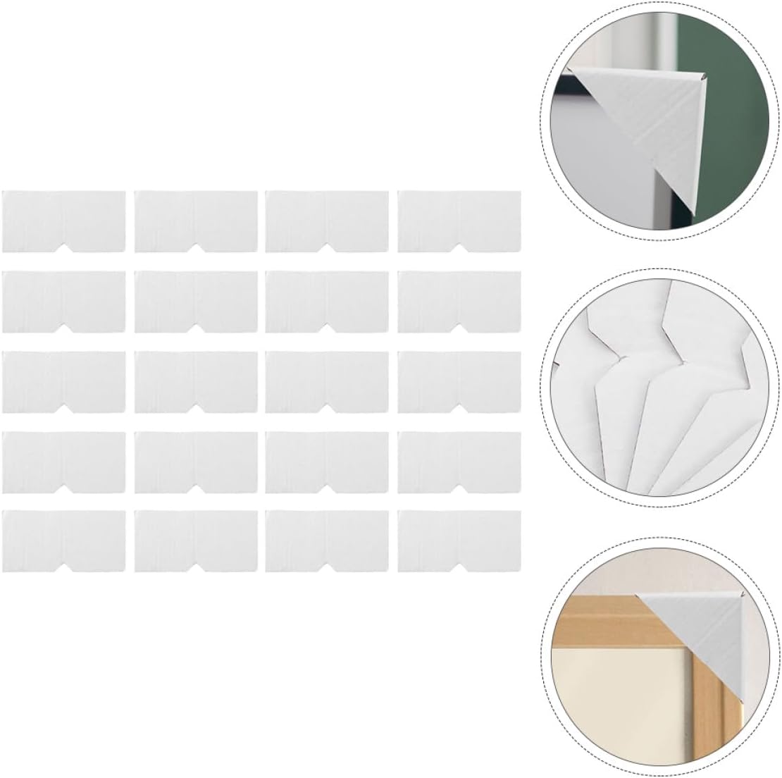 200pcs Adjustable Corner Protectors Removable Safety Guards for Picture Frames Furniture and Home Use Impact Absorbing Bumpers for Boys and Girls and Seniors