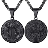 El collar de San Benito es adecuado para que lo usen hombres, hombres y mujeres en cualquier ocasión. El amuleto ideal es enviar los mejores deseos a sus amados familiares y amigos.