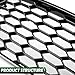 CHEDA Pair Front Bumper Fog Light Mesh Grille Grill Cover Honeycomb Compatible with Audi A5 S-Line / S5 B8 RS5 2008-2012, NOT fit A5 Standard Bumper.