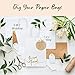 GSSUSA 5.25x3.75x8 20Pcs White Paper Bags With Handles?Small Gift Bags for Shopping,Craft,GroceryParty,Retail,Lunch,Business,Wedding,Merchandise,Boutique
