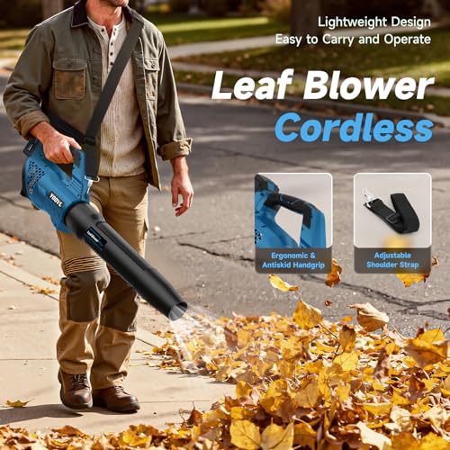 Leaf Blower Cordless, 650CFM Electric Leaf Blowers - image 5