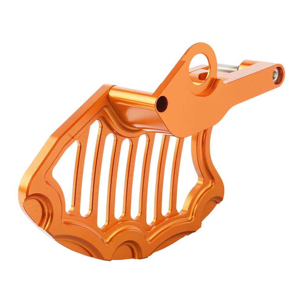 NICECNC Protezione Del Disco Del Freno Anteriore Arancione Compatible with 125-450 XC XCF SX SXF 2015,125-500 SX SXF XC XCF EXC EXCF XCW TPI SD 6D 2016-2023,See Fitment