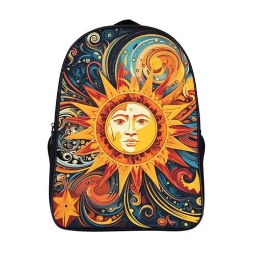 Mochilas para niñas y niños de primaria con diseño de mandala y tamaño de 40x28x16cm