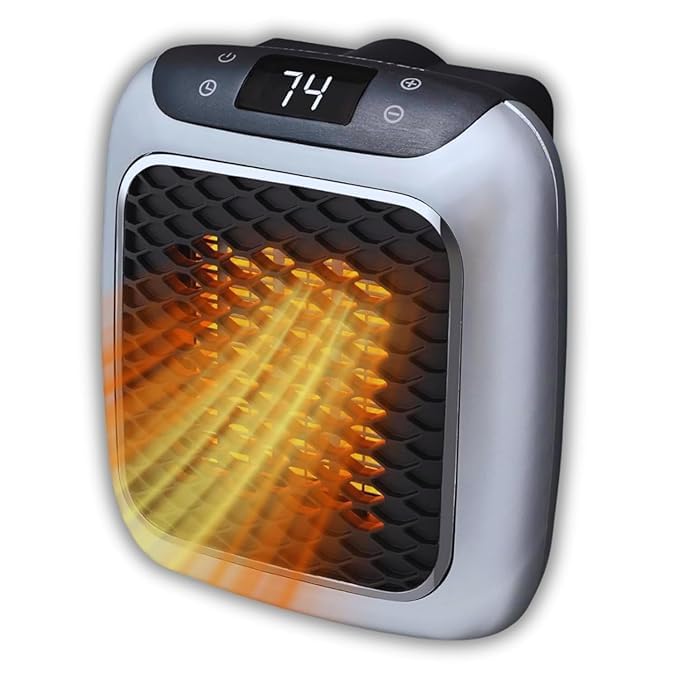 Electric Convector Heater Silent Infrared Fan Stove for Bathroom, Bedroom & Greenhouse | Energy-Saving Small Indoor Room Heater 800w (Pack Of 1)-image-0