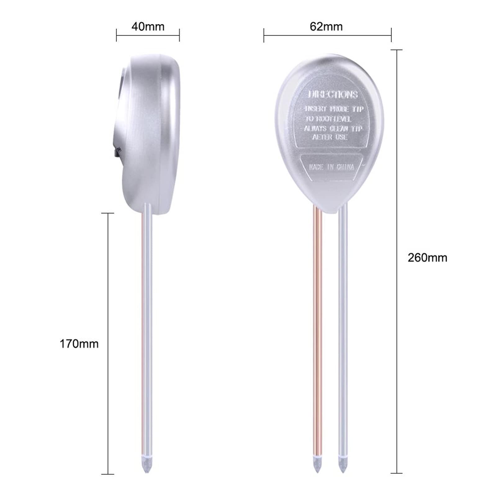 Testeur d'humidité 3 en 1 sol pH eau humidité compteur accidentielle rayon de soleil plantes fleurs testeur humide instrument outil