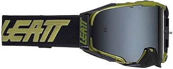 Leatt Goggle Velocity 6.5 Desert Adult Black/Green with Platinum Lens