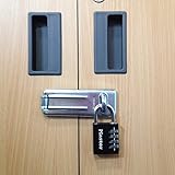 Master Lock 7640EURDBLKCC Combination Padlock in Aluminium, Black, 4 x 7,8 x 1,5 cm - Image 4