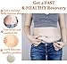Heyshapeing 5PCS (Ball-Shaped) Belly Button Plug Post Tummy Tuck Soft Silicone Belly Button Trainer Tummy Tuck for Liposuction(5pcs+Tape)