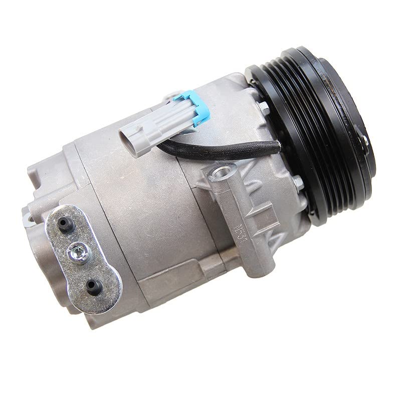 BESTPRICE Compressore aria condizionata per DELPHI/HARRISON 6CVC con olio per compressori PAG, compatibile con OPEL ASTRA H (A04), ZAFIRA B (A05)