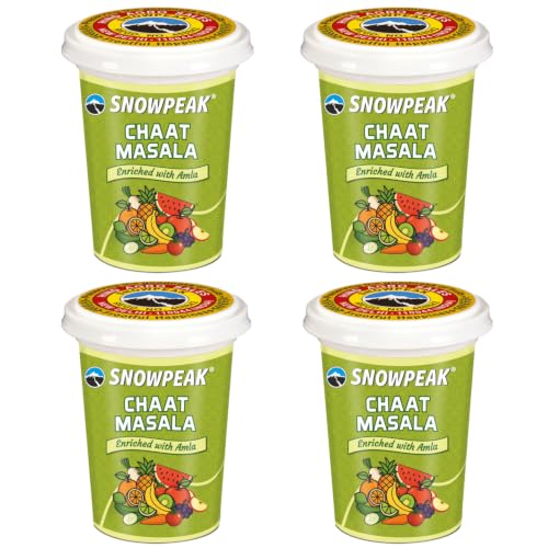 Image of Snowpeak Chaat Masala Enriched With Amla (100g Each (Pack of 4))