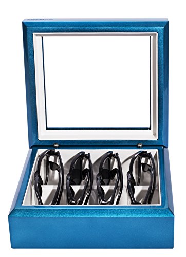 Image of OYOBox Mini Luxury Eyewear Organizer, Wood Display Box for Glasses + Sunglasses