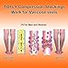 TOFLY® Calf Compression Sleeve for Men & Women, 1 Pair, Footless Compression Socks 20-30mmHg for Leg Support, Shin Splint, Pain Relief, Swelling, Varicose Veins, Maternity, Nursing, Travel, Black L