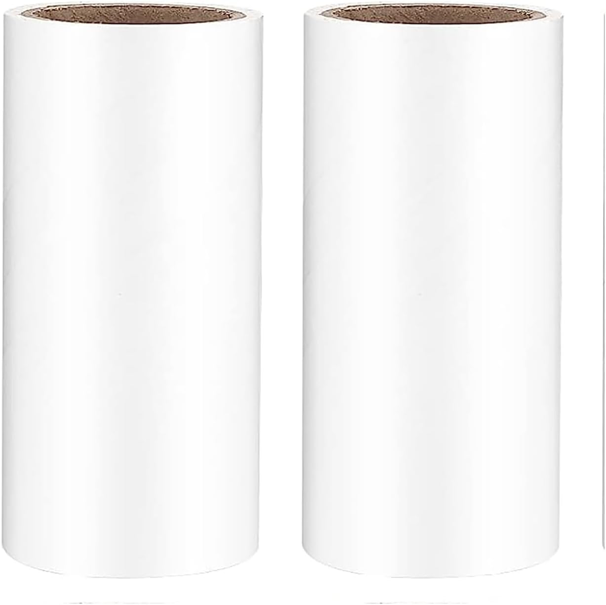 Lint Rollers Reusable Sticky Picker Cleaner Roller Easy-Tear Sheets Pet Hair Lint Roll 10cm Set of 2 Rolls, 60 Sheets Each