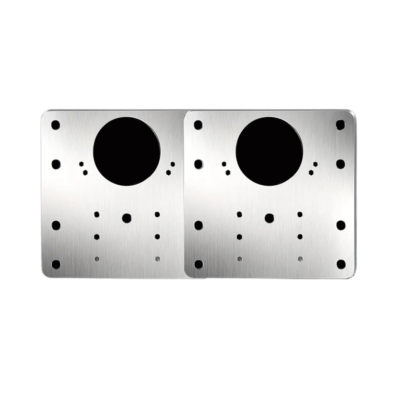 Plaque de réparation pour charnière arrachée de placard, solution de renfort épaissie