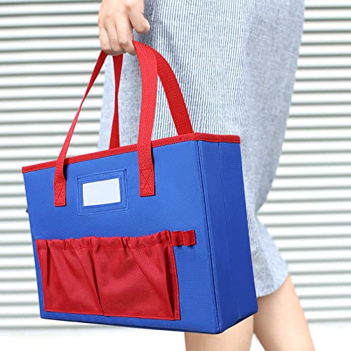 Abcxgood Desktop File Organizer Box,Collapsible Hanging Filing Box,Home Office Document Storage Organizer With Front Pocket And Handles, Letter Size Folder. #TOP3