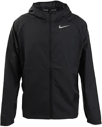 NIKE(ナイキ) エッセンシャル フーディー 軽量薄手ランニングジャケット ウインドブレーカー Mサイズ(162-175) cm 国内正規品 BV4871 ブラック
