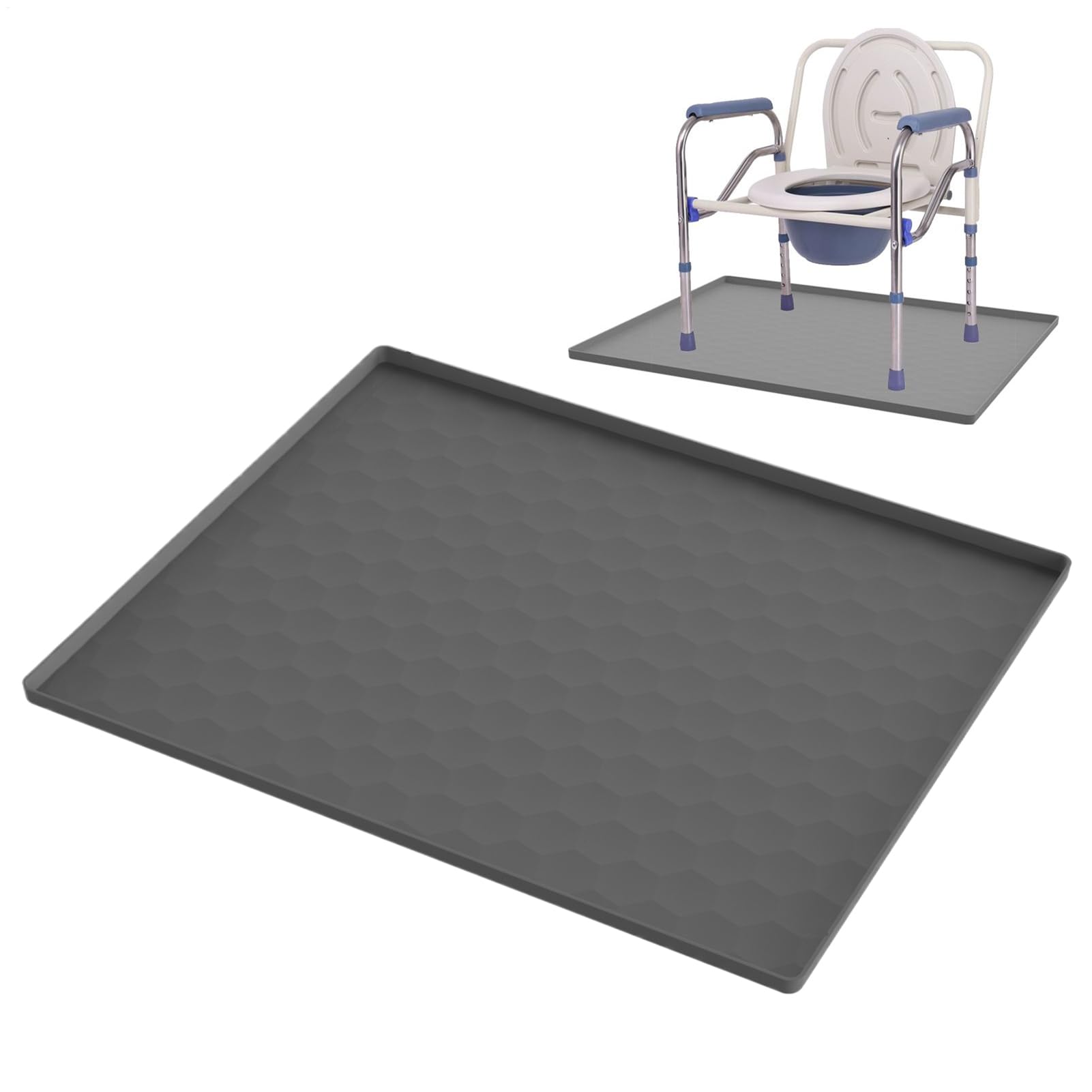 Tapis de toilette portable avec bord relevé : finissez-en avec les sols humides