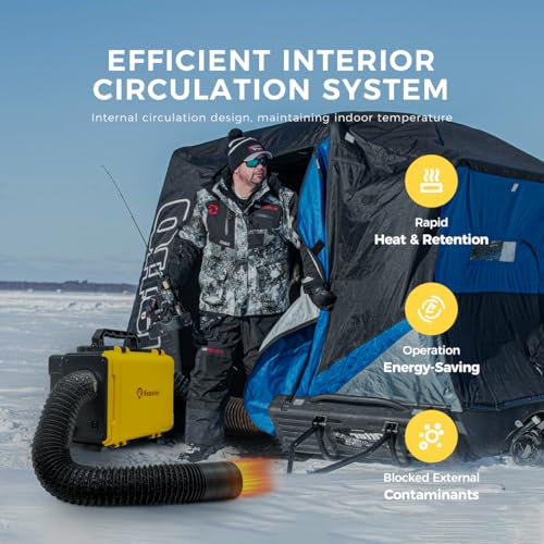 HTB1 8KW Diesel Air Heater, 12V/240V All-in-One diesel heater with Bluetooth App Control, Auto Thermostat &5500m Altitude Mode, Internal Circulation, Car Parking Heater for RV Motorhome Campervan - Image 7