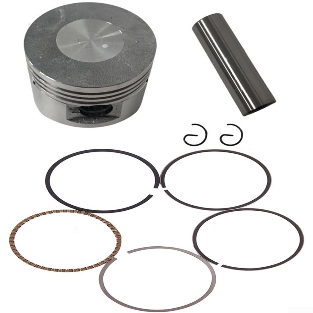 Kit cilindro con foro grande da 52,4 mm con guarnizione ad anello per motore a 4 tempi da 110 cc, 125 cc, gruppo motore per parti di riparazione per moto da cross go kart Pocket Bike