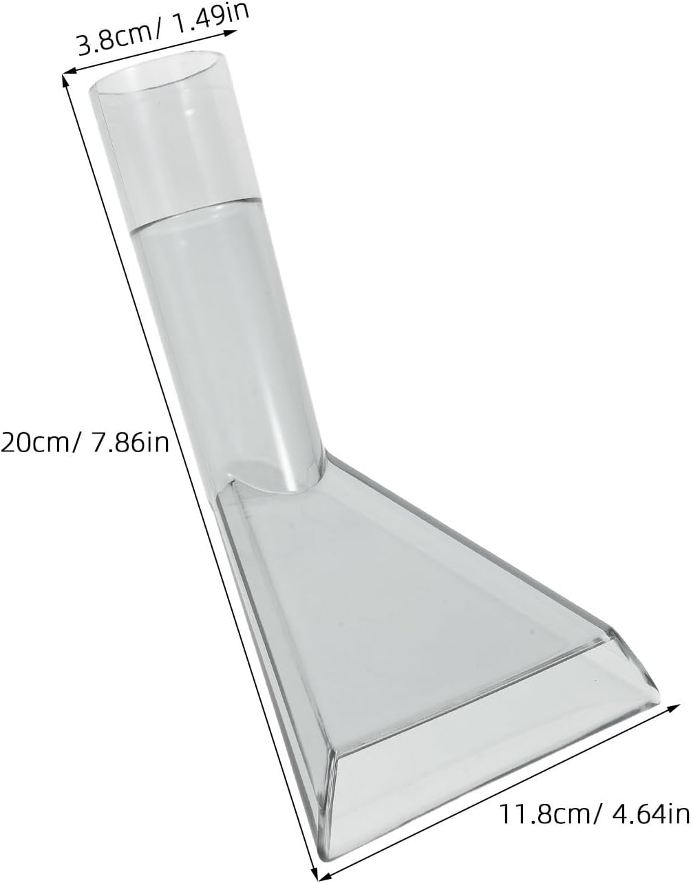 Triangle Vacuum Squeegee Attachment for Rugs and Upholstery