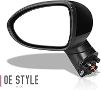 Vista 45 de DNA Motoring OEM-MR-KI1320218 Heated Powered Adjustment Left Driver Side Door View Mirror Compatible with 2018-2020 Rio