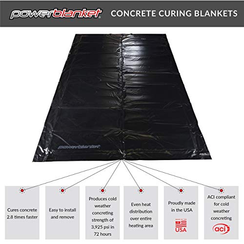 Powerblanket Md0310 Heated Concrete Blanket - 3' X 10' Heated Dimensions - 4' X 11' Finished Dimensions #TOP3