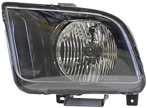 OE Replacement Headlight Assembly FORD MUSTANG GT 2005-2006 (Partslink FO2502215)