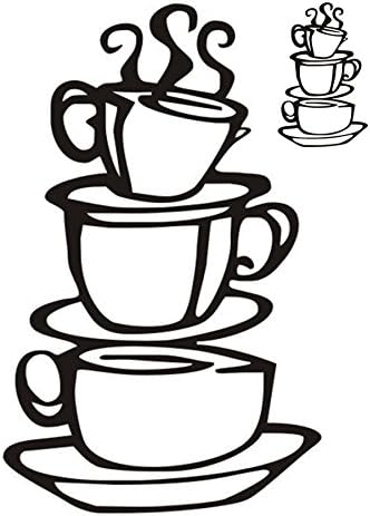 Orgrimmar Wall Stickers Decal Removable Silhouette Decoration Coffee Cups Wall Art Stickers for Lounge Room Bedroom