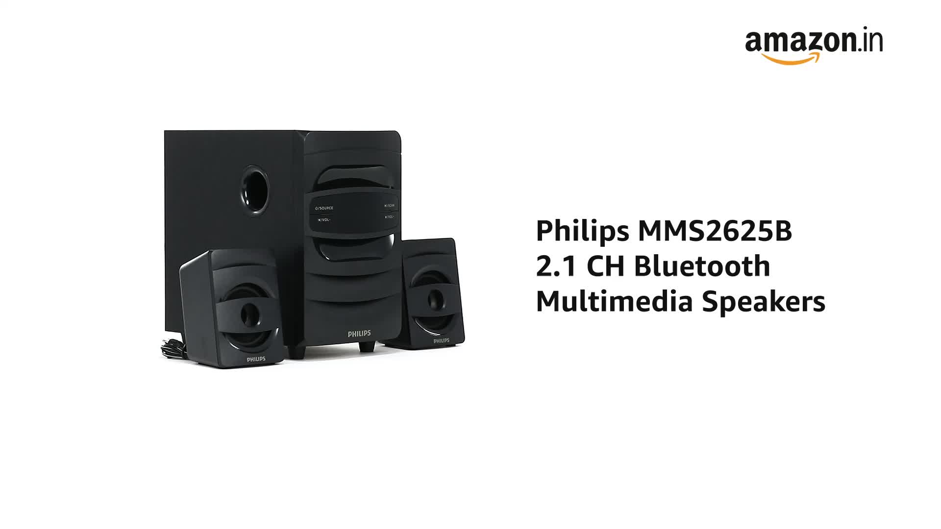 Philips Audio MMS2625B 32W 2.1 Channel 