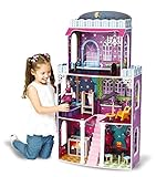 leuchtet im Dunkeln riesengroßes Puppenhaus Spooky 118 x 62 x 28 cm passend für Monster High Barbie