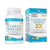 Nordic Naturals Ultimate Omega 2X, Lemon Flavor - 2150 mg Omega-3-120 Soft Gels - High-Potency Omega-3 Fish Oil with EPA & DHA - Promotes Brain & Heart Health - Non-GMO - 60 Servings