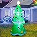 GOOSH 5 FT Christmas Inflatables Tree Outdoor Decorations Blow Up Tree Yard Decoration with Built-in LEDs for Xmas Holiday Party Indoor Garden Lawn Decor