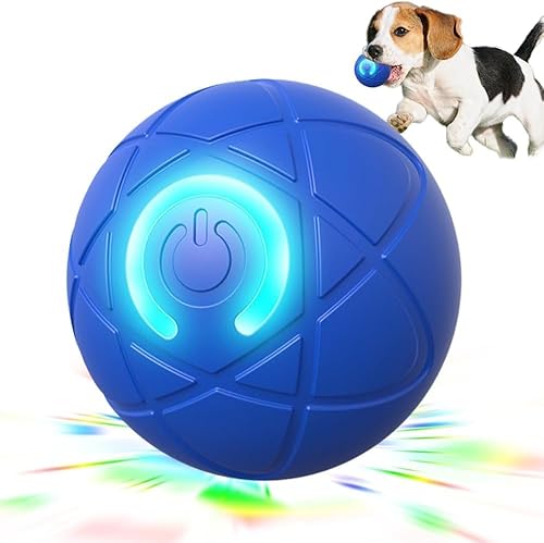 Miniatura 9 de JUGUETES INTERACTIVOS PARA PERROS RUINXXT, Bola de Rodar Automática y Tembladera 2026 para Cachorros, Perros Pequeños y Medianos, Bola Inteligente