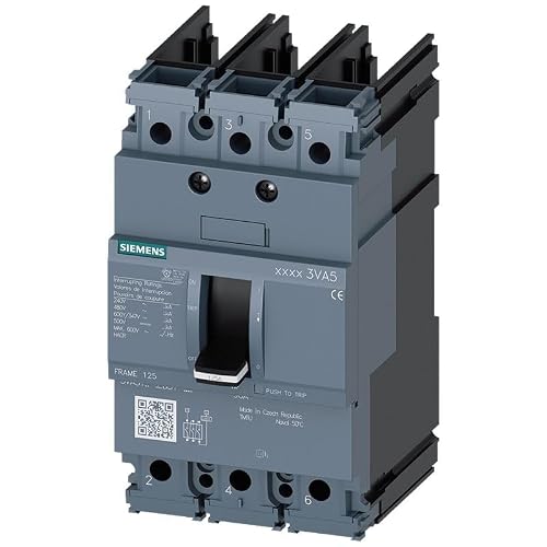 Image of Siemens 3VA5150-4ED31-1AA0 Circuit breaker 1 pc(s) Adjustment range (amperage): 50 - 50 A Switching voltage (max.): 480