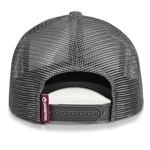 Image of Wolverine Trucker Hat | Mesh Back | Snapback | Adjustable | Rugged | Durable | Workwear
