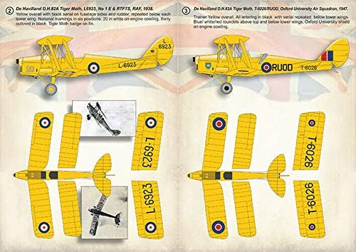 Print Scale 48-179 - 1/48 - De Havilland Tiger Moth Part 1, Wet Decals